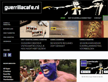 Tablet Screenshot of guerrillacafe.nl